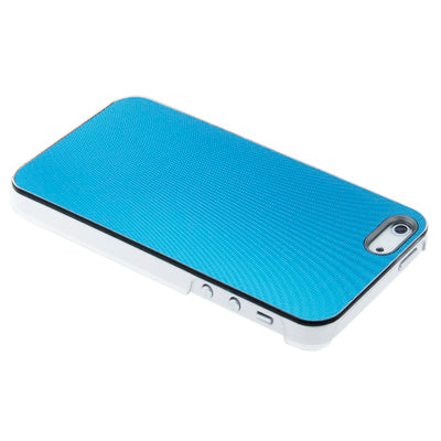 Pineapple Grain Texture Metal Sheet Paste Plastic Case for iPhone 5 & 5s & SE