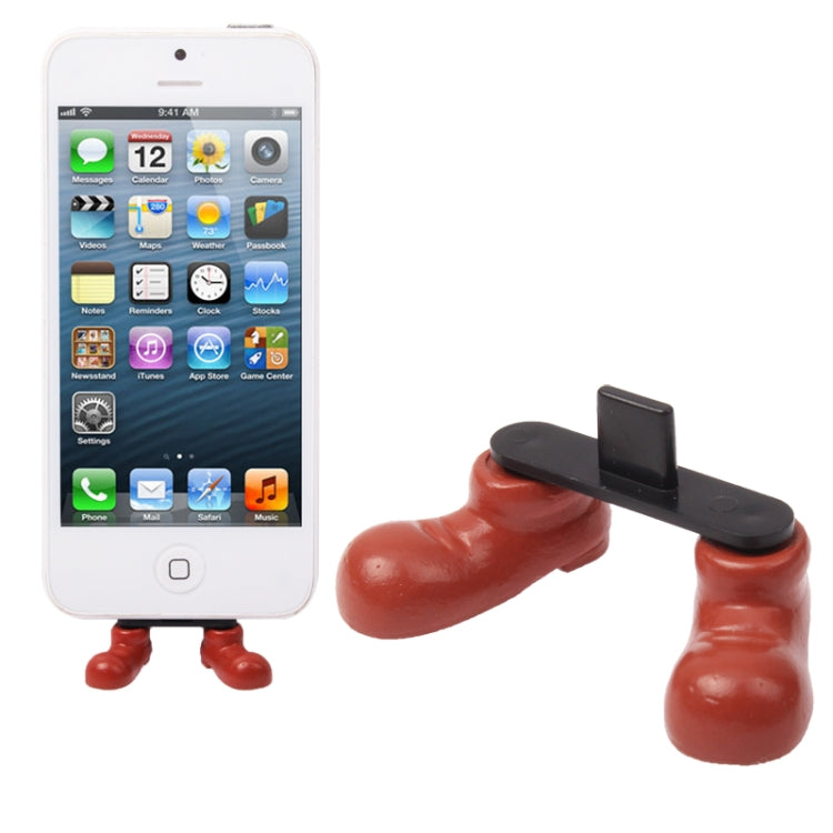 Lovely Mini Shoes Feet Charging Interface Anti Dust Plug Stopper for iPhone 5
