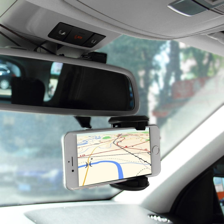 Universal 360 Degree Rotatable Car Holder, For iPhone, Galaxy, Huawei, Xiaomi, LG, HTC and Other Smart Phones(Black)