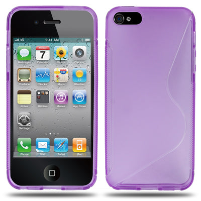 High Quality S-Shaped TPU Case for iPhone 5