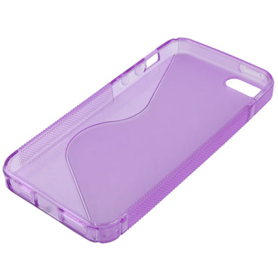 High Quality S-Shaped TPU Case for iPhone 5