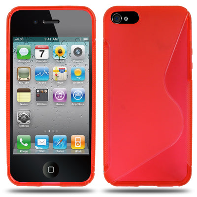 High Quality S-Shaped TPU Case for iPhone 5