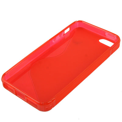 High Quality S-Shaped TPU Case for iPhone 5