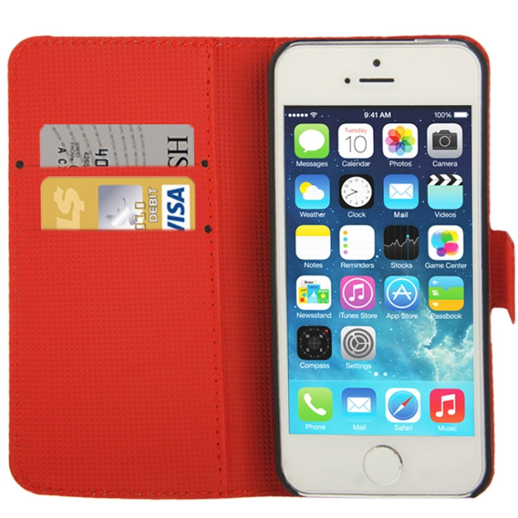 Butterfly Pattern Leather Case with Credit Card Slots & Holder