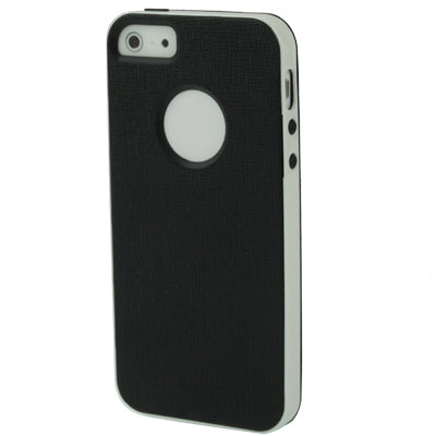 High Quality TPU Case with Bumper Frame for iPhone 5  (Black)