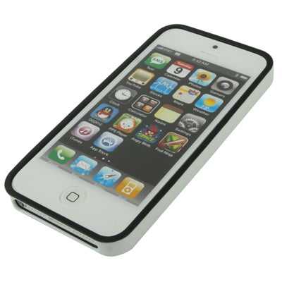 High Quality TPU Case with Bumper Frame for iPhone 5  (Black)
