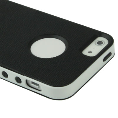 High Quality TPU Case with Bumper Frame for iPhone 5  (Black)