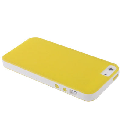 Candy Colors Frosted TPU Case for iPhone 5 (Yellow)