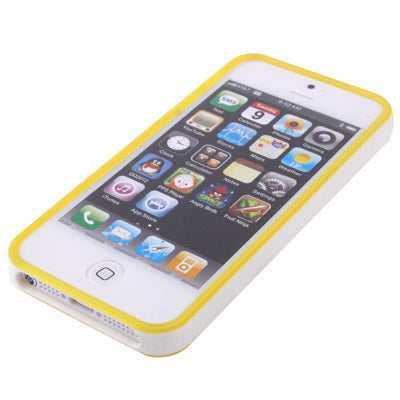 Candy Colors Frosted TPU Case for iPhone 5 (Yellow)