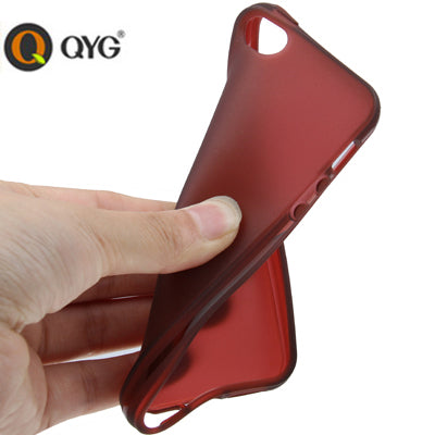 QYG Q-case High Quality Translucent Frosted TPU Protection Case with Keys for iPhone 5 & 5s & SE