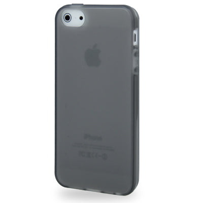 QYG Q-case High Quality Translucent Frosted TPU Protection Case with Keys for iPhone 5 & 5s & SE