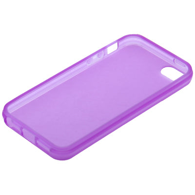 QYG Q-case High Quality Translucent Frosted TPU Protection Case with Keys for iPhone 5 & 5s & SE
