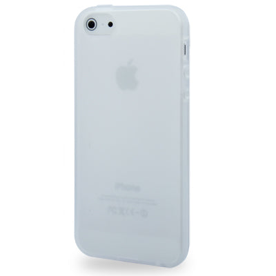 QYG Q-case High Quality Translucent Frosted TPU Protection Case with Keys for iPhone 5 & 5s & SE
