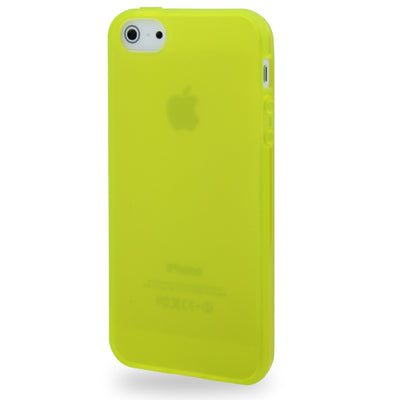 QYG Q-case High Quality Translucent Frosted TPU Protection Case with Keys for iPhone 5 & 5s & SE