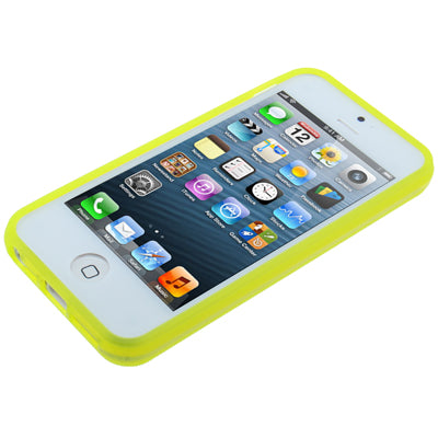 QYG Q-case High Quality Translucent Frosted TPU Protection Case with Keys for iPhone 5 & 5s & SE