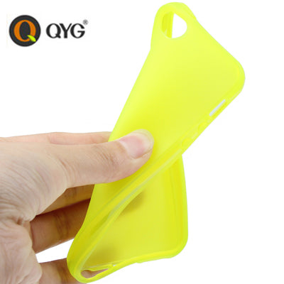 QYG Q-case High Quality Translucent Frosted TPU Protection Case with Keys for iPhone 5 & 5s & SE