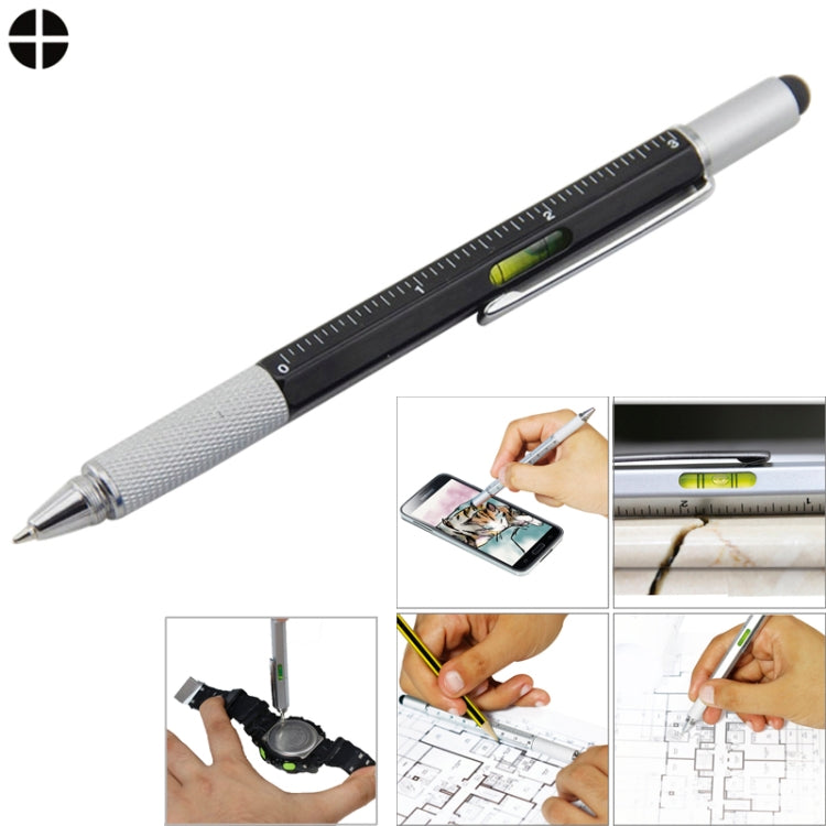 Multi-functional 6 in 1 Professional Stylus, For iPhone 5 & 5S & 5C / 4 & 4S, iPad Air / iPad 4 / iPad mini / mini with Retina Display / New iPad (iPad 3) / iPad 2 / iPad and All Capacitive Touch Screen