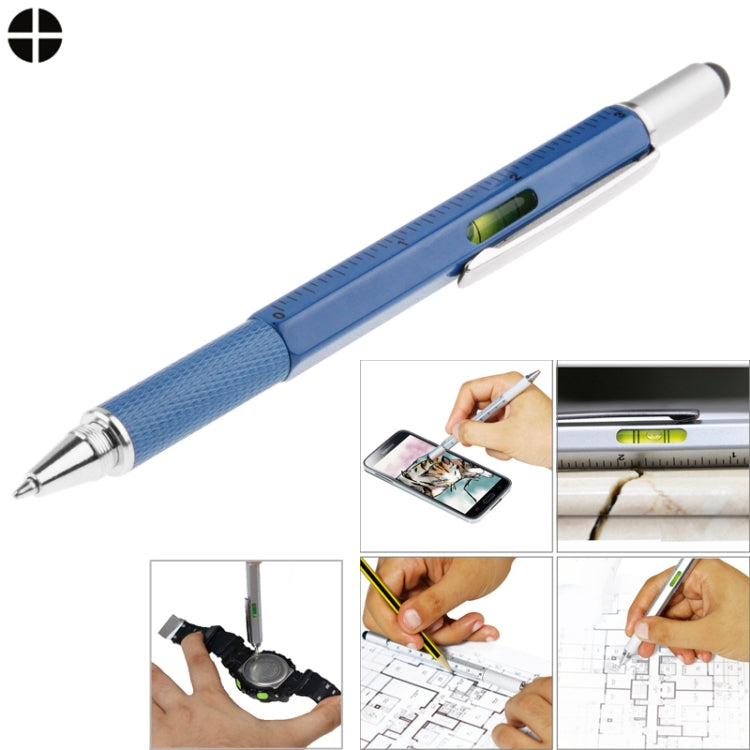 Multi-functional 6 in 1 Professional Stylus, For iPhone 5 & 5S & 5C / 4 & 4S, iPad Air / iPad 4 / iPad mini / mini with Retina Display / New iPad (iPad 3) / iPad 2 / iPad and All Capacitive Touch Screen