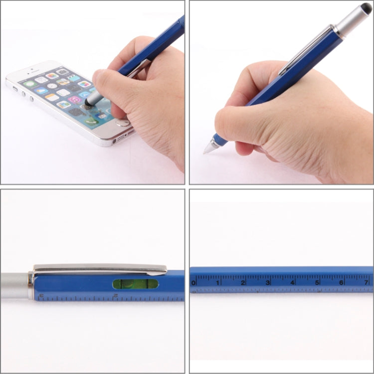 Multi-functional 6 in 1 Professional Stylus, For iPhone 5 & 5S & 5C / 4 & 4S, iPad Air / iPad 4 / iPad mini / mini with Retina Display / New iPad (iPad 3) / iPad 2 / iPad and All Capacitive Touch Screen