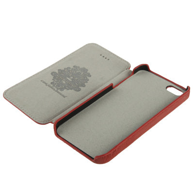 Luxury Leather Series Weave Texture Horizontal Flip Imported Sheepskin Case for iPhone 5 & 5s & SE