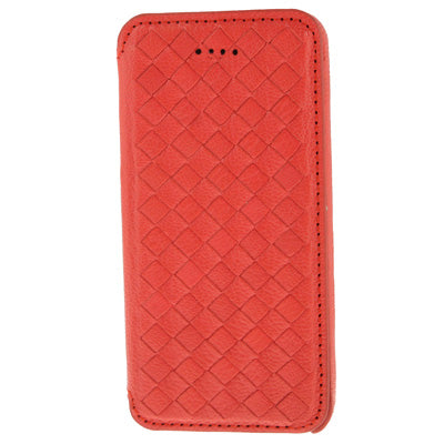 Luxury Leather Series Weave Texture Horizontal Flip Imported Sheepskin Case for iPhone 5 & 5s & SE