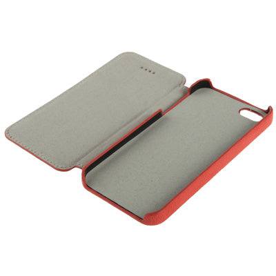 Luxury Leather Series Weave Texture Horizontal Flip Imported Sheepskin Case for iPhone 5 & 5s & SE