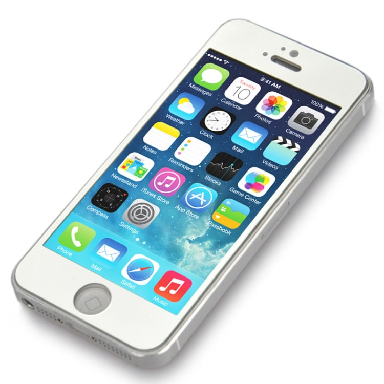 Electroplate Color Toughened Protective Explosion-proof Tempered Front + Back Glass Film for iPhone 5 & 5S