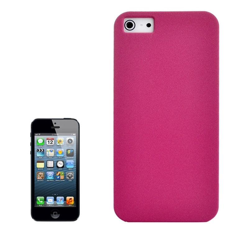 Quicksand Frosted Hard Case for iPhone 5 & 5s & SE(Magenta)