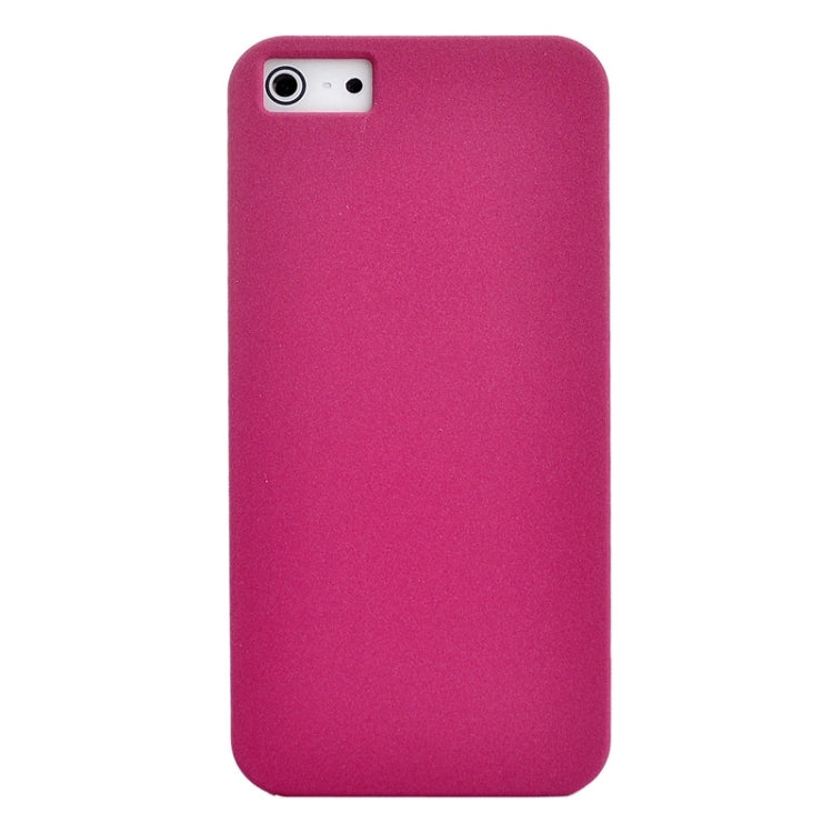 Quicksand Frosted Hard Case for iPhone 5 & 5s & SE(Magenta)