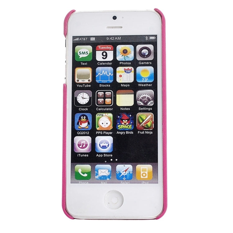 Quicksand Frosted Hard Case for iPhone 5 & 5s & SE(Magenta)