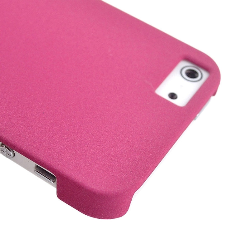 Quicksand Frosted Hard Case for iPhone 5 & 5s & SE(Magenta)