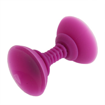 2-use Silicone Phone Sucker Holder + Headphone Winder(Purple)