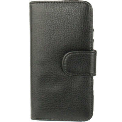 Lichi Texture Flip Leather Case Cover with Credit Card Slots & Belt Clip for iPhone 5 & 5s & SE & SE
