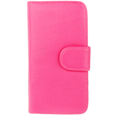 Lichi Texture Flip Leather Case Cover with Credit Card Slots & Belt Clip for iPhone 5 & 5s & SE & SE