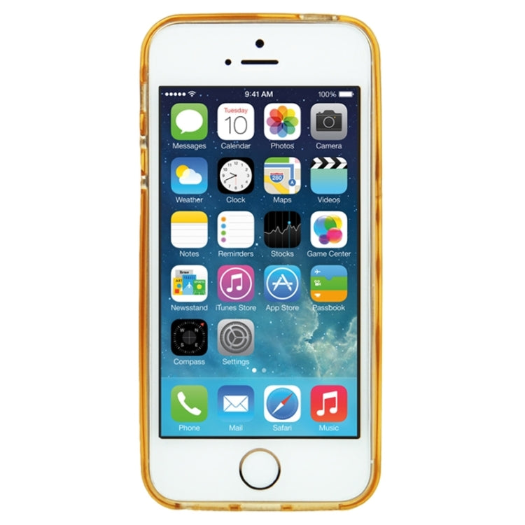 Ultra-Thin Fashionable Whirlwind with Diamond TPU Protective Case for iPhone 5 & 5s & SE