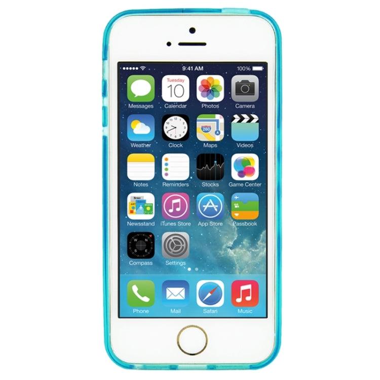 Ultra-Thin Fashionable Whirlwind with Diamond TPU Protective Case for iPhone 5 & 5s & SE