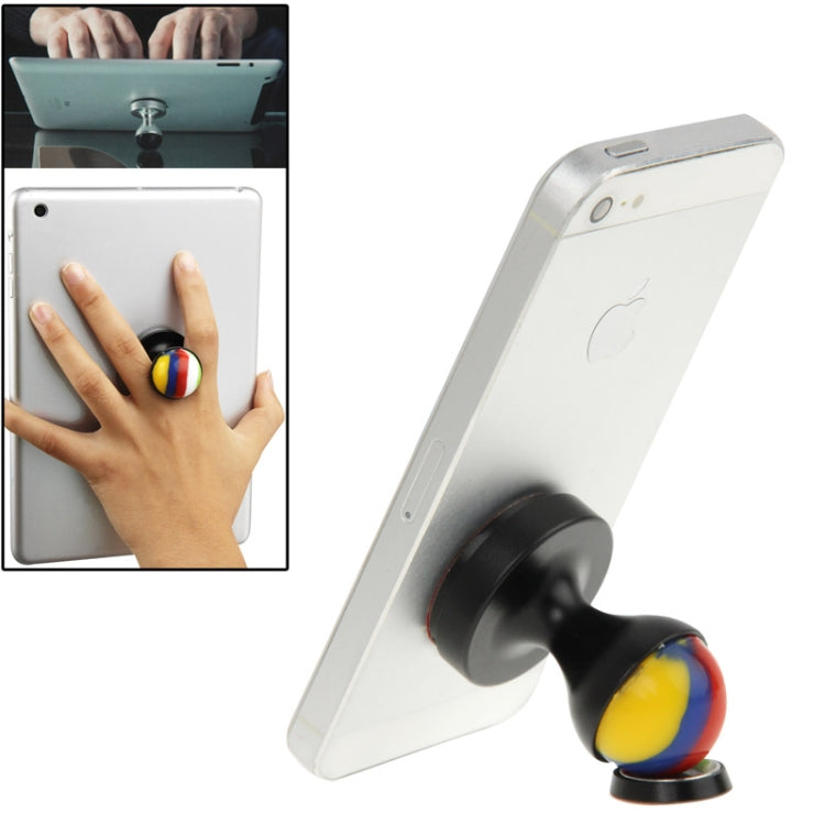 i-Grip Magents + 3M Glue Universal Handle / Stand, Suitable for iPhone / iPad mini 1 / 2 / 3 / iPad 4 / iPod touch / Galaxy S6 / S5 / S4 / Galaxy Tab / Note / Mega etc.(Black)
