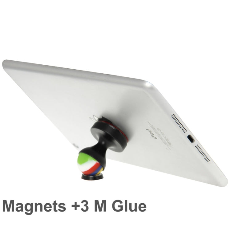i-Grip Magents + 3M Glue Universal Handle / Stand, Suitable for iPhone / iPad mini 1 / 2 / 3 / iPad 4 / iPod touch / Galaxy S6 / S5 / S4 / Galaxy Tab / Note / Mega etc.(Black)