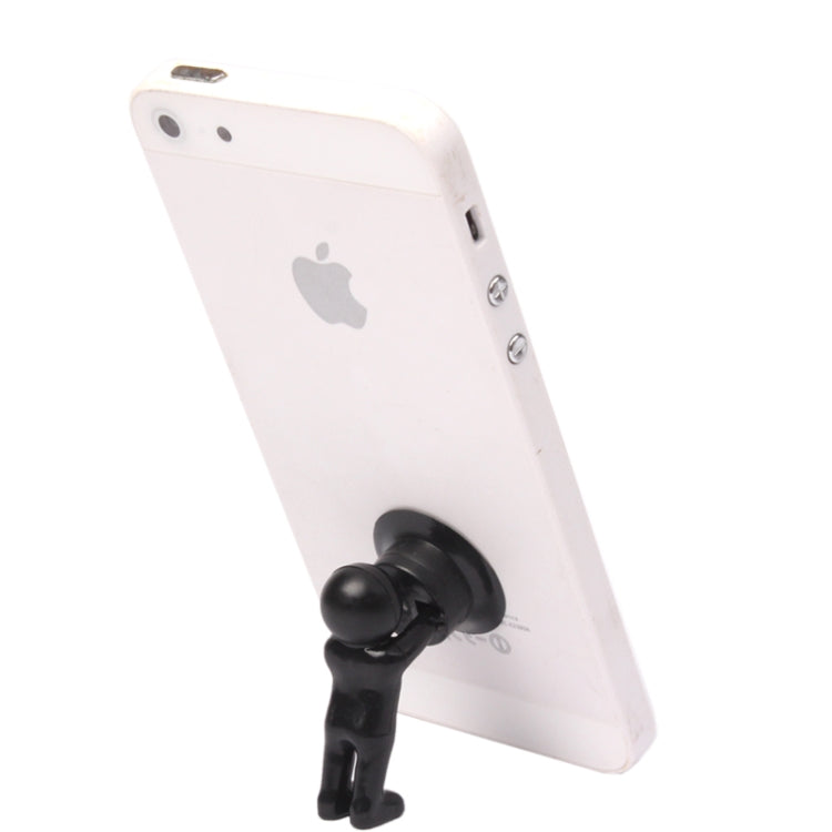 3D Man Stand with Silicone Sucker, For iPhone, Galaxy, Sony, Lenovo, HTC, Huawei, and other Smartphones, Random Color Delivery