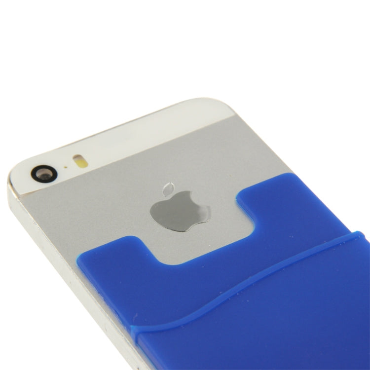 Smart Wallet Silicone Card Pocket, For iPhone, Galaxy, Huawei, Xiaomi, LG, HTC and Other Smart Phones