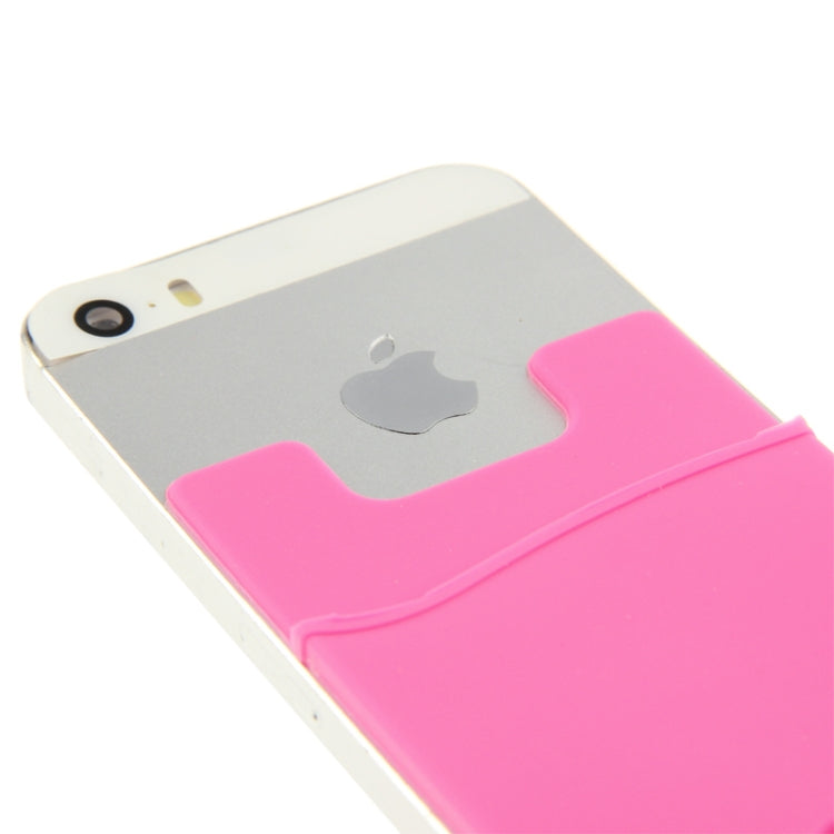 Smart Wallet Silicone Card Pocket, For iPhone, Galaxy, Huawei, Xiaomi, LG, HTC and Other Smart Phones