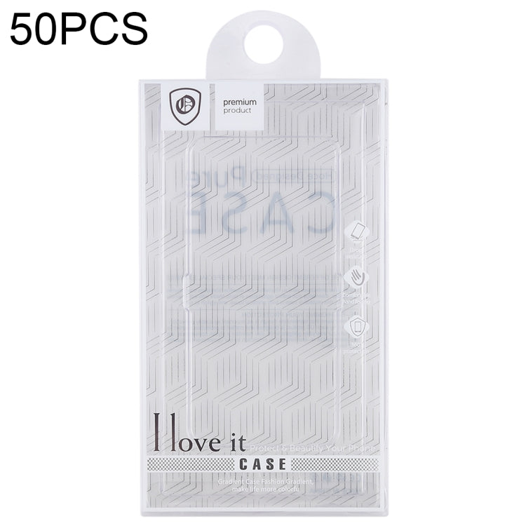 50 PCS Fashion Blister Plastic Retail Packaging Box for iPhone 5 & 5S & SE and Other Same Size Mobile Phone Case, Size: 18cm x 10.3cm x 1.9cm
