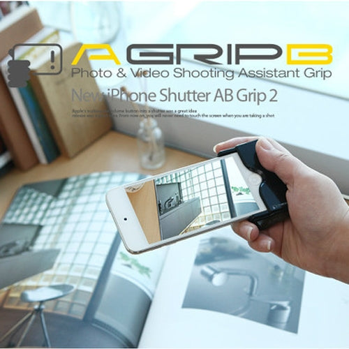 New 2-in-1 Grip and Shutter Release Button / Handle / Controller / Shutter AB Grip 2 for iPhone 5 / iPhone 5S