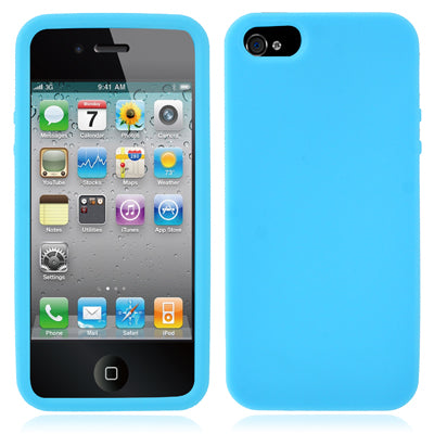 High Quality Pure Color Silicon Case for iPhone 5 & 5s & SE