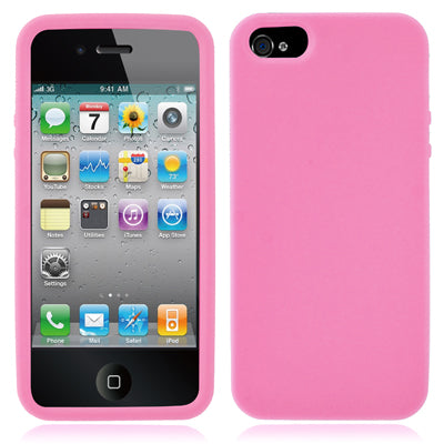 High Quality Pure Color Silicon Case for iPhone 5 & 5s & SE