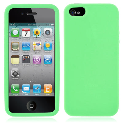 High Quality Pure Color Silicon Case for iPhone 5 & 5s & SE