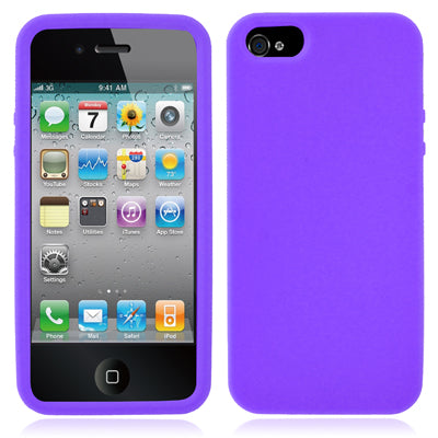 High Quality Pure Color Silicon Case for iPhone 5 & 5s & SE