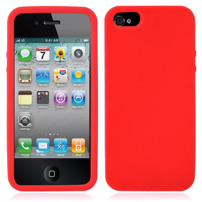 High Quality Pure Color Silicon Case for iPhone 5 & 5s & SE
