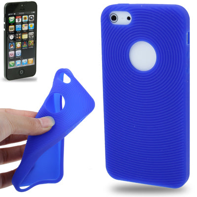 Ripple Pattern Silicon Case for iPhone 5 & 5s & SE
