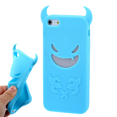 Halloween Devil Style 3D Shape Silicon Case for iPhone 5 & 5s & SE